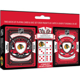 Chicago Blackhawks - 2-Pack Playing Cards & Dice Set