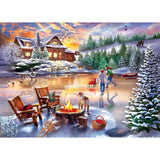 Time Away - An Evening Skate 1000 Piece Jigsaw Puzzle