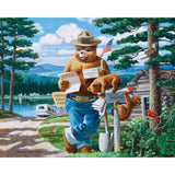 Smokey Bear 100 Piece Jigsaw Puzzles 4-Pack