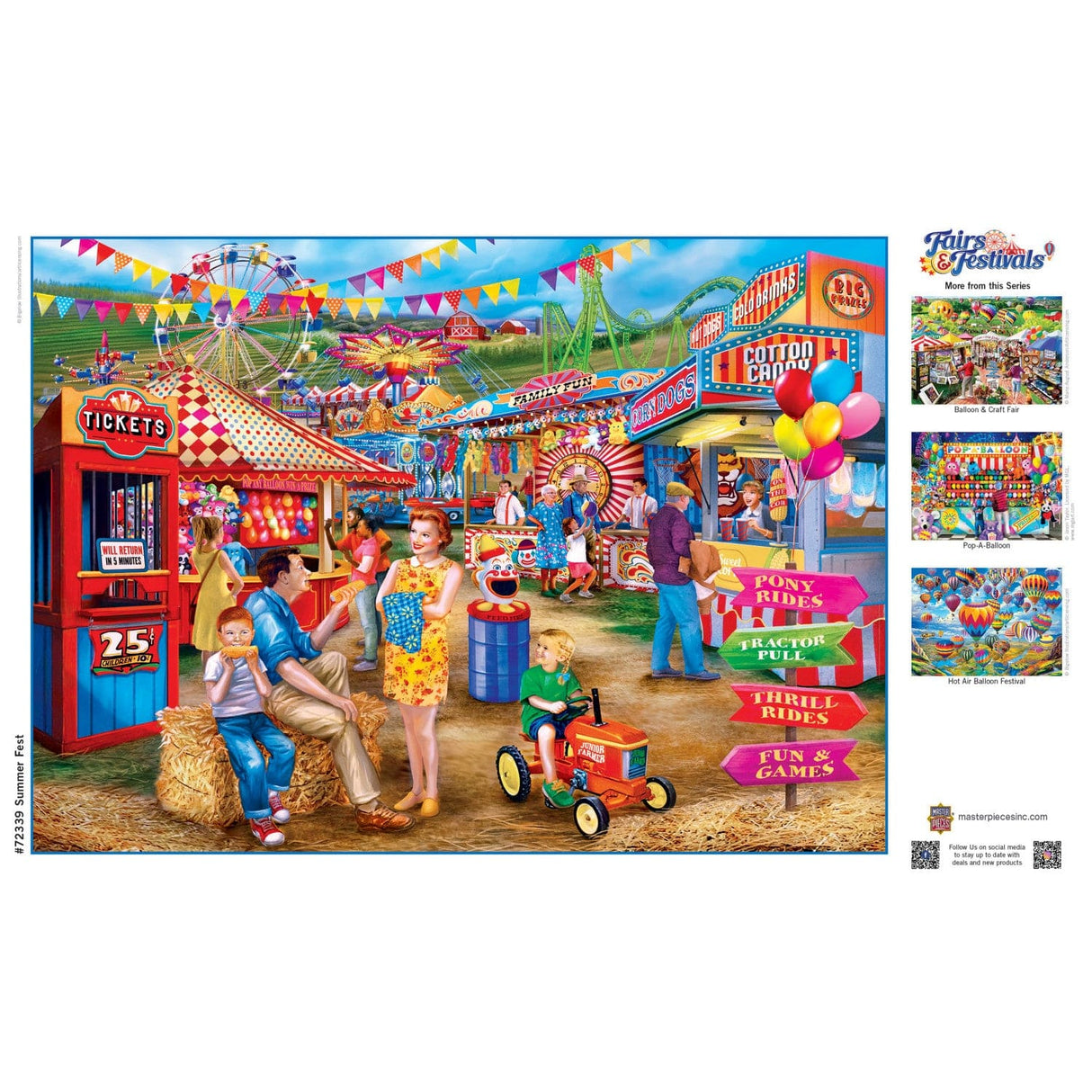 Fairs & Festivals - Summer Fest 1000 Piece Jigsaw Puzzle