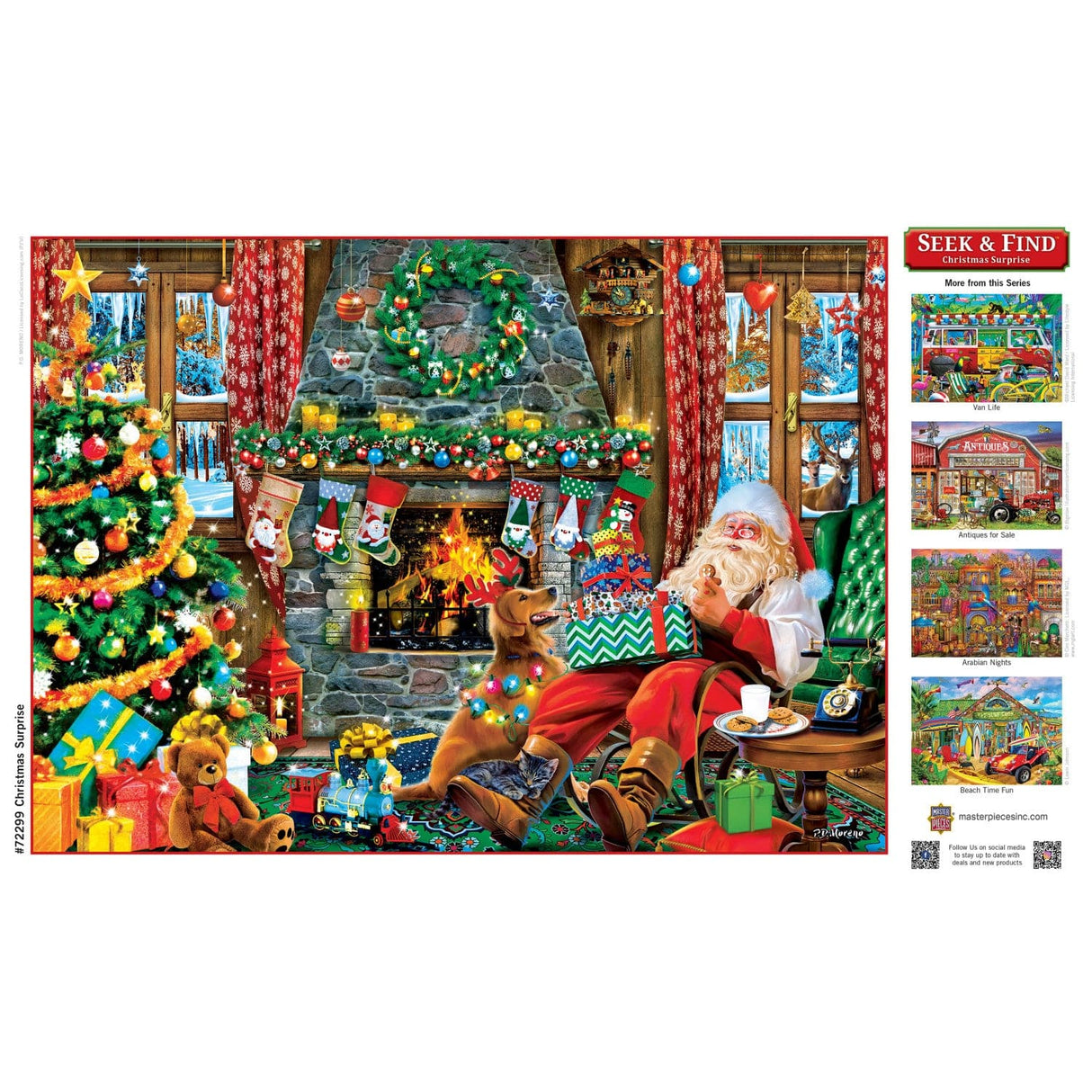 Seek & Find - Christmas Surprise 1000 Piece Jigsaw Puzzle