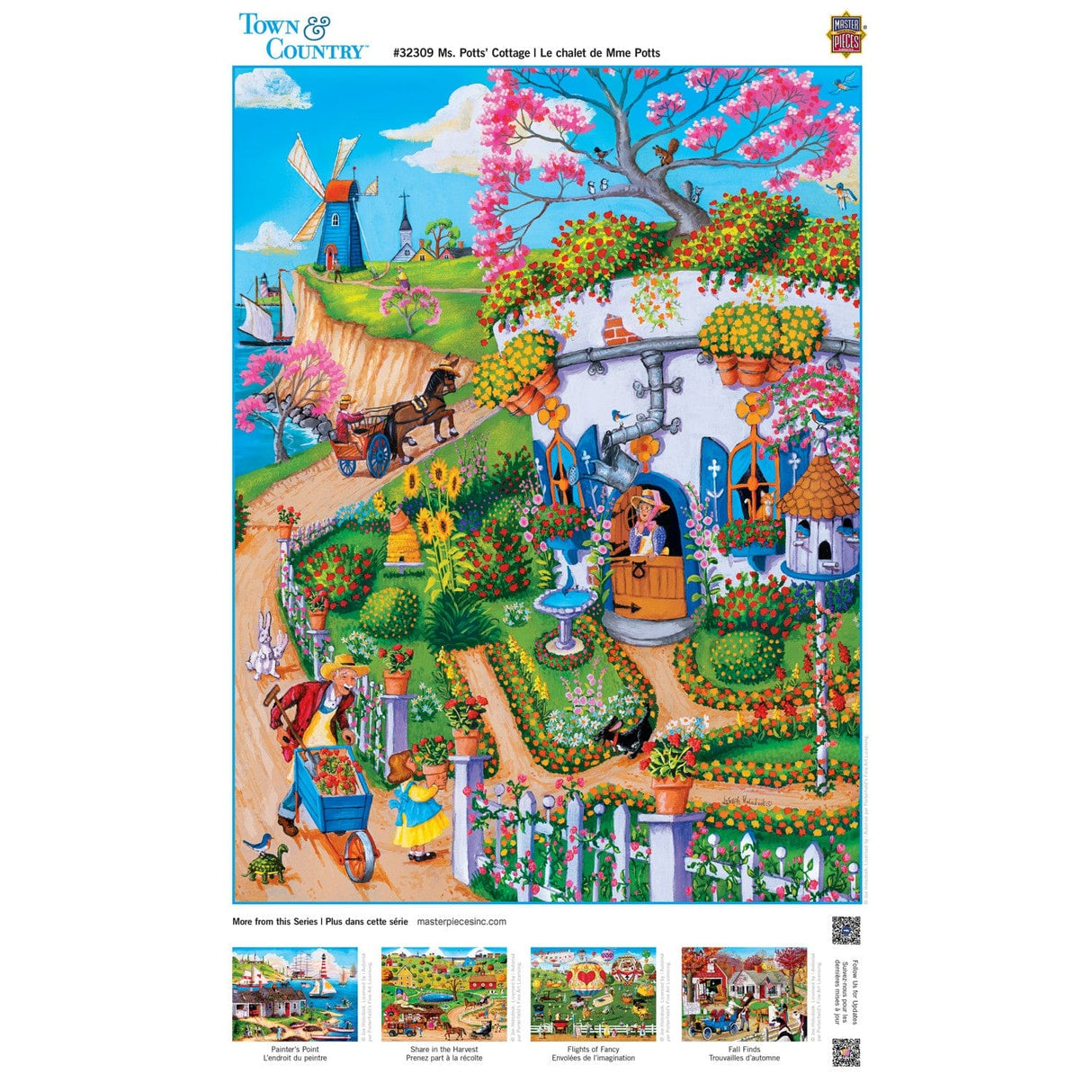 Town & Country - Ms. Potts' Cottage 300 Piece EZ Grip Jigsaw Puzzle