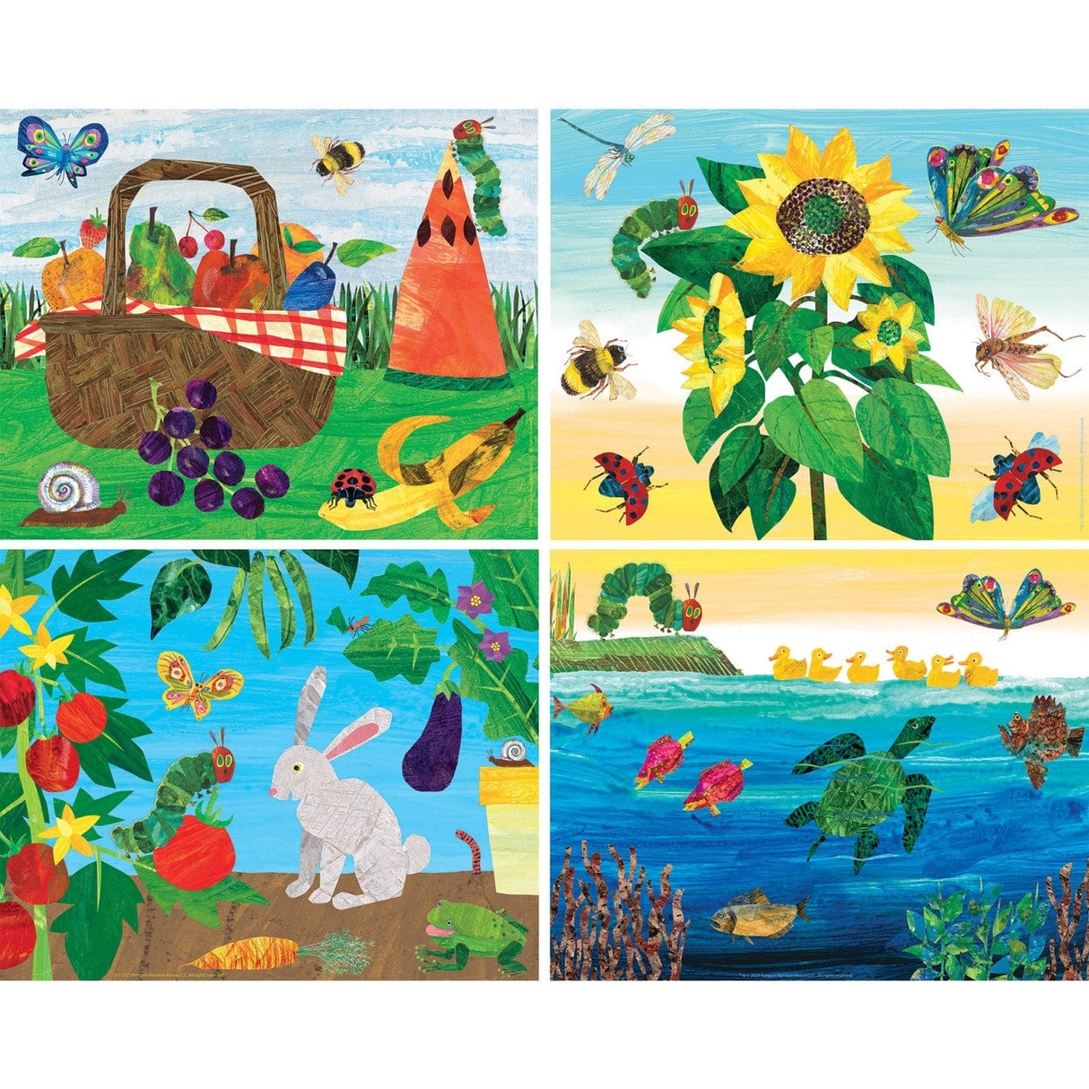 World of Eric Carle 48 Piece Jigsaw Puzzles 4-Pack
