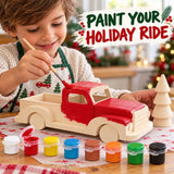 Holiday Truck Wood Paint Kit