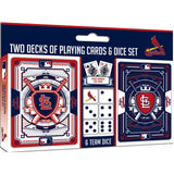 St. Louis Cardinals - 2-Pack Playing Cards & Dice Set