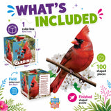Cardinal 100 Piece Shaped Jigsaw Puzzle