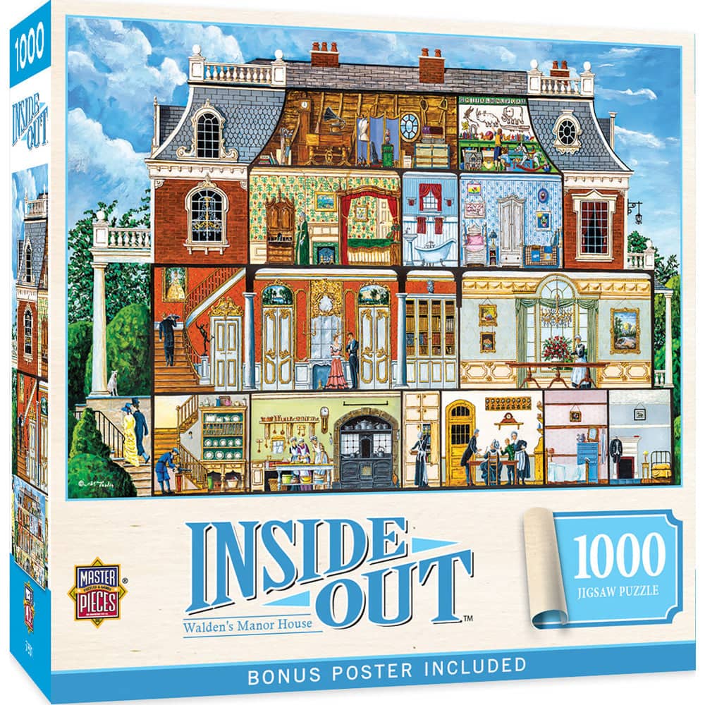 Inside Out - Walden's Manor House 1000 Piece Jigsaw Puzzle