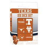 Texas Longhorns Dice Set