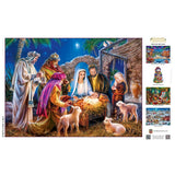 Season's Greetings - A Child is Born 1000 Piece Jigsaw Puzzle
