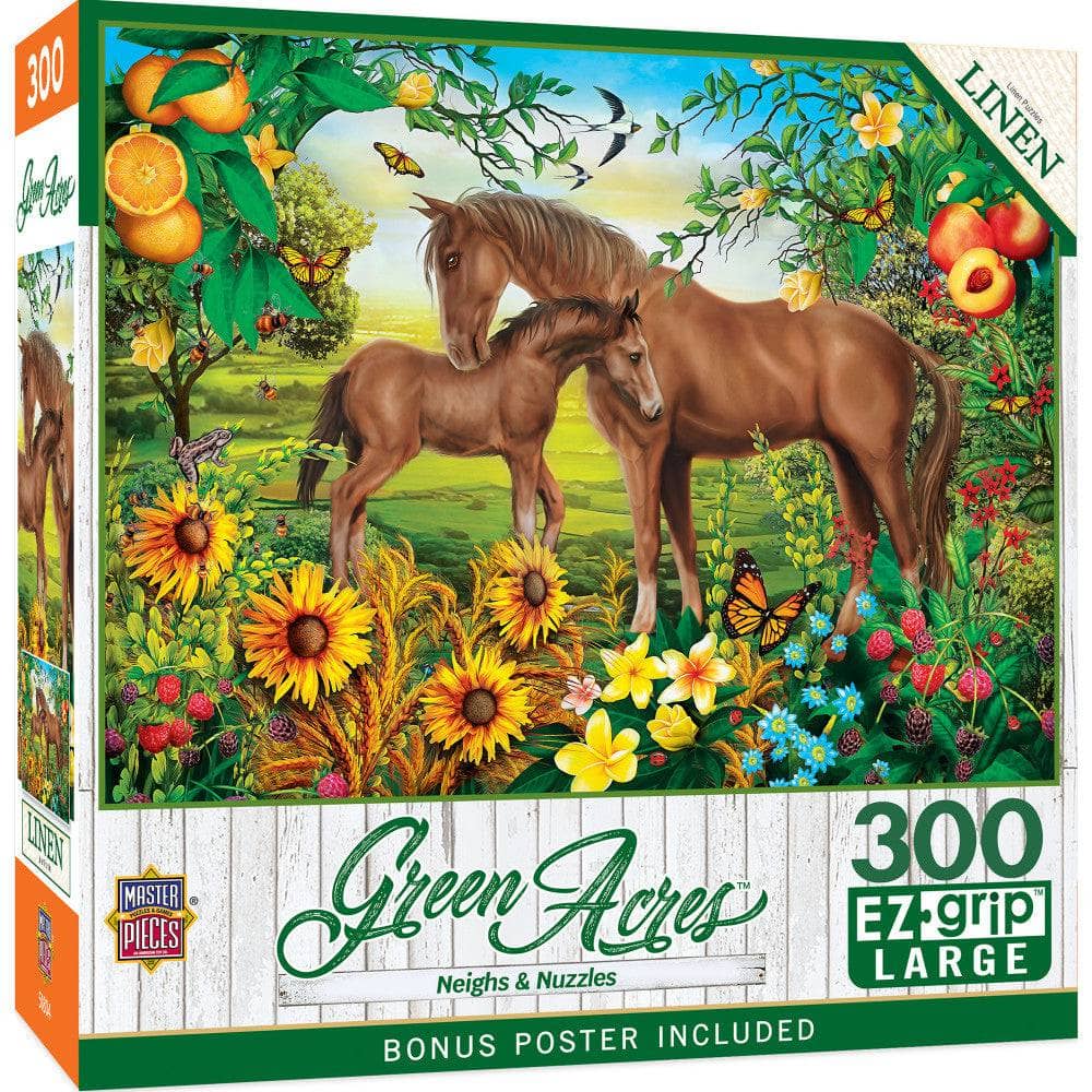 Green Acres - Neighs & Nuzzles 300 Piece EZ Grip Jigsaw Puzzle