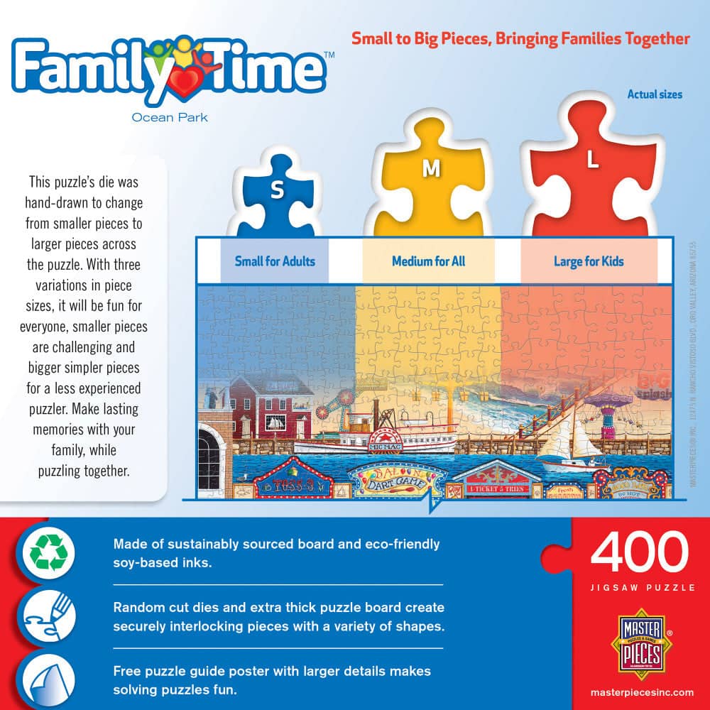Family Time - Ocean Park 400 Piece Jigsaw Puzzle