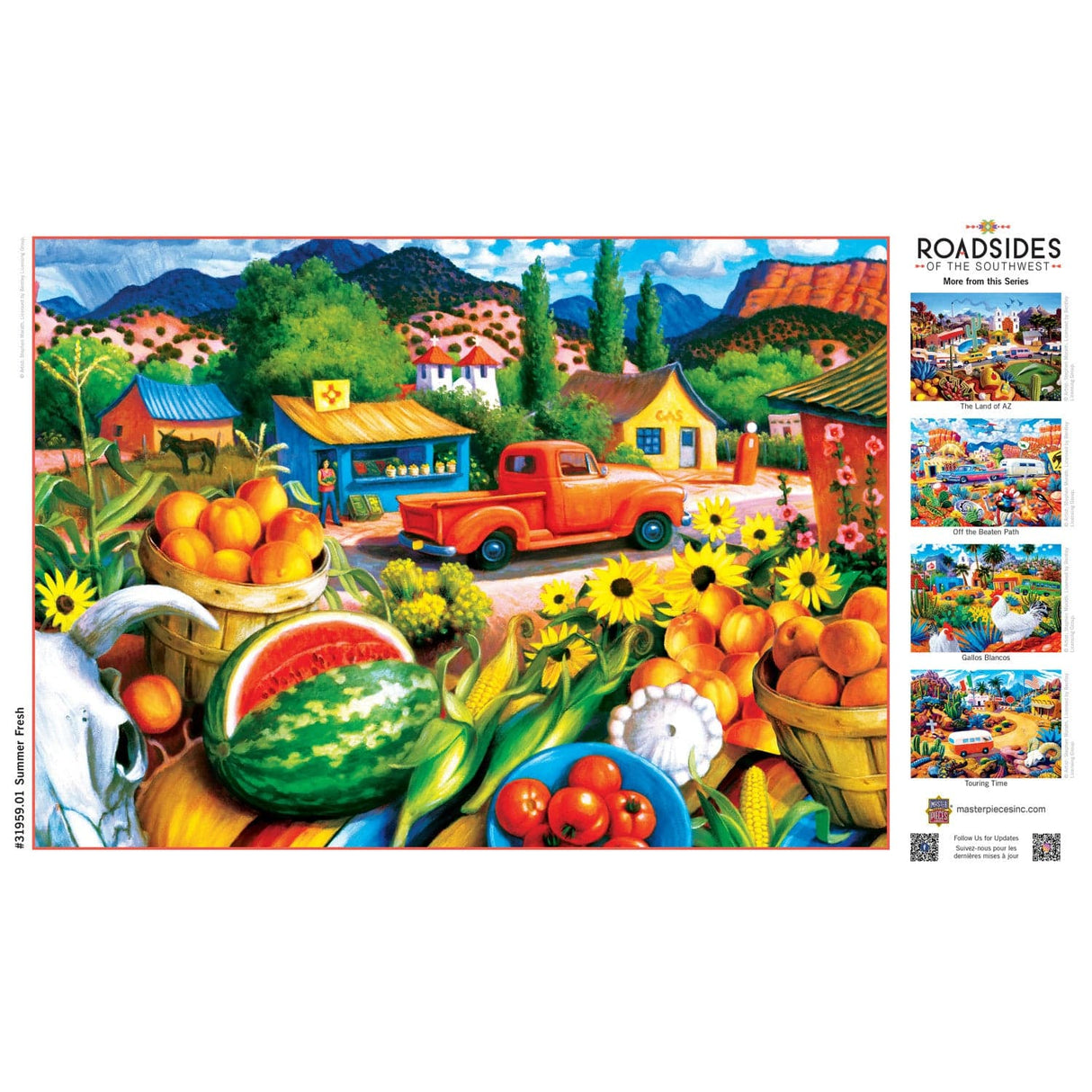 Roadsides of the Southwest - Summer Fresh 500 Piece Jigsaw Puzzle