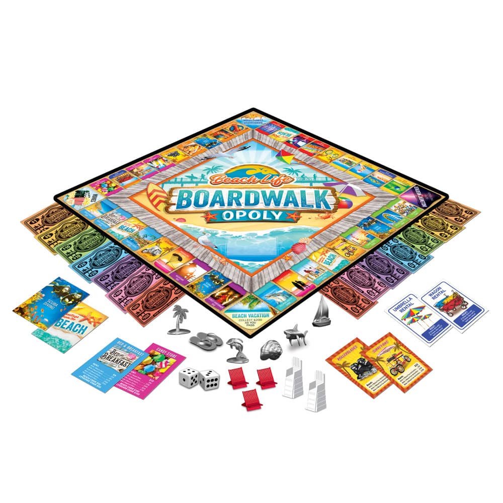 Beach Life - Boardwalk Opoly Board Game