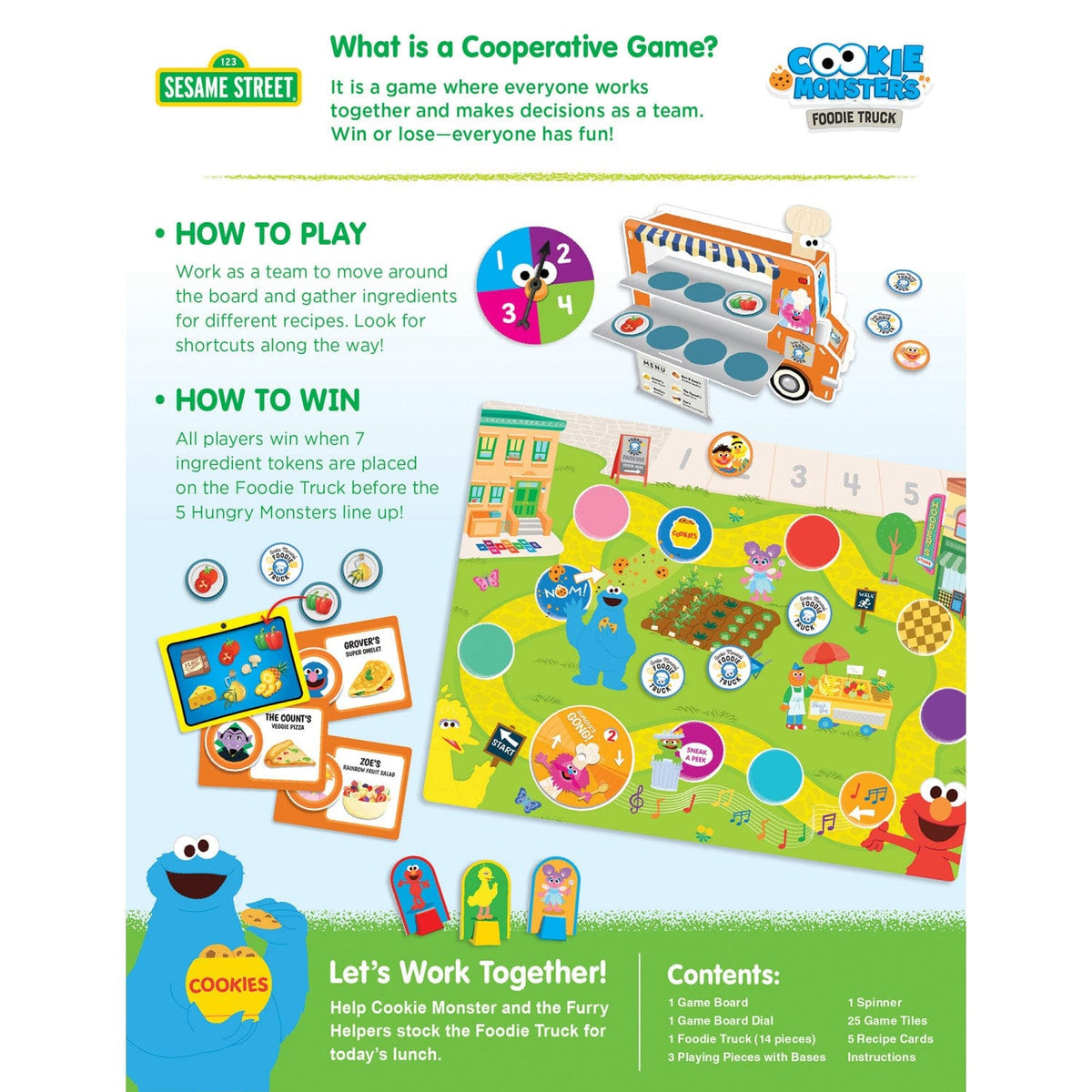 Sesame Street - Cookie Monster's Food Truck Co-Op Game