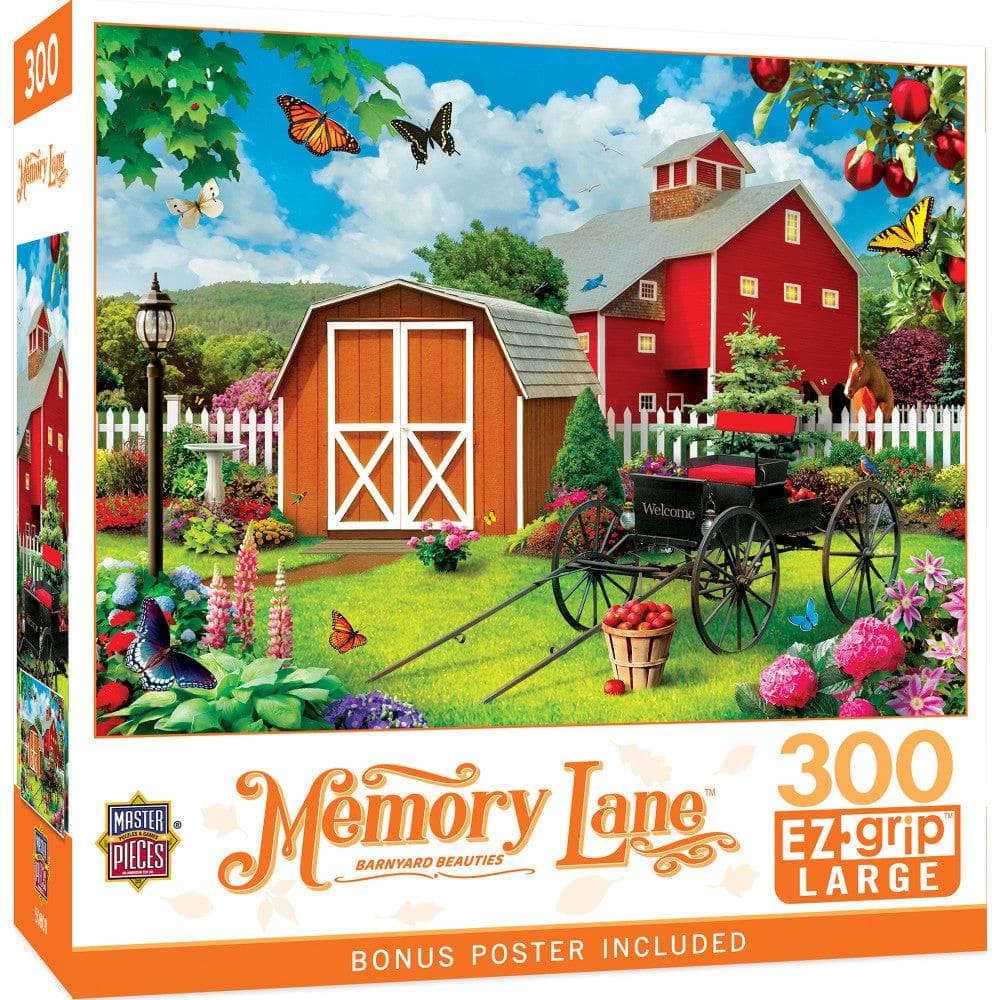 Memory Lane - Barnyard Beauties 300 Piece EZ Grip Jigsaw Puzzle
