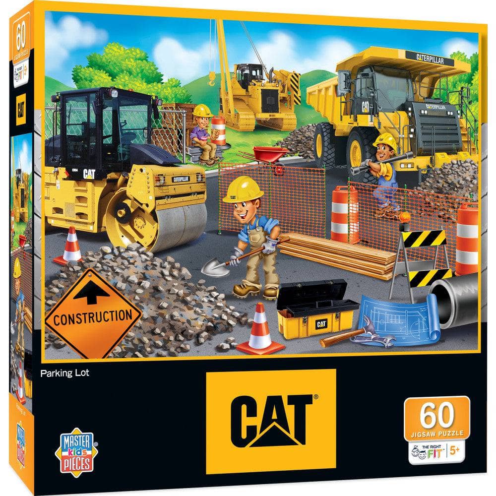 CAT - Parking Lot 60 Piece Jigsaw Puzzle