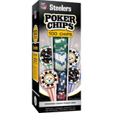 Pittsburgh Steelers 100 Piece Poker Chips