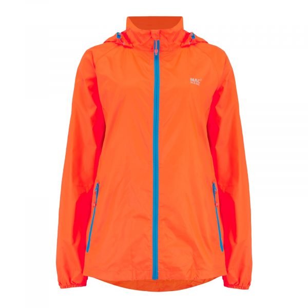 Neon Orange Mac-In-A -Sac Origin II Rain Coat