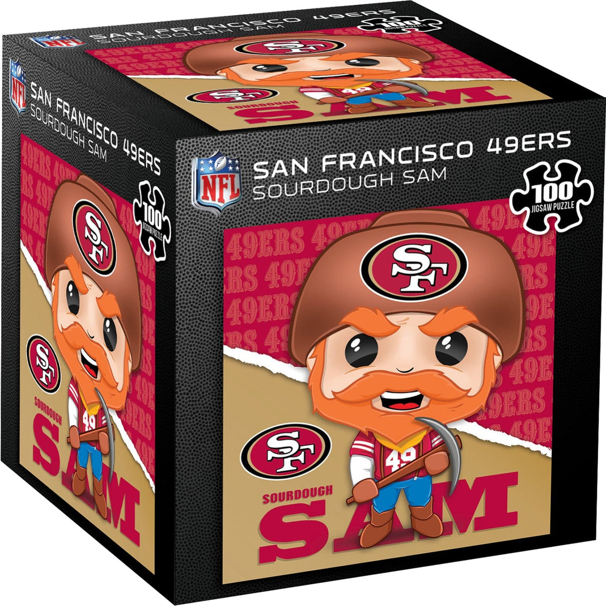 San Francisco 49ers - NFL Mascot 100 Piece Jigsaw Puzzle