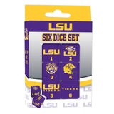 LSU Tigers Dice Set - 19mm