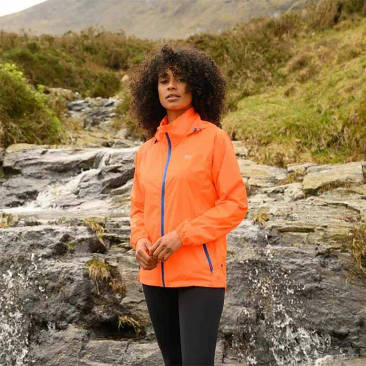 Neon Orange Mac-In-A -Sac Origin II Rain Coat