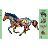 Shapes - Horsing Around 1000 Piece Shaped Jigsaw Puzzle