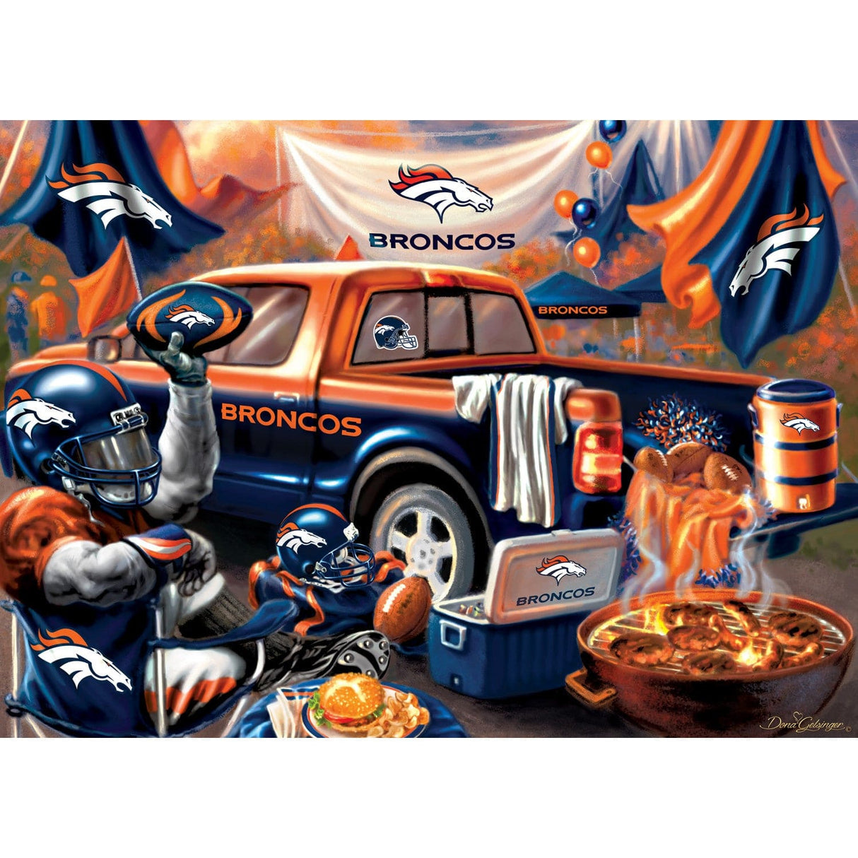 Denver Broncos - Gameday 1000 Piece Jigsaw Puzzle