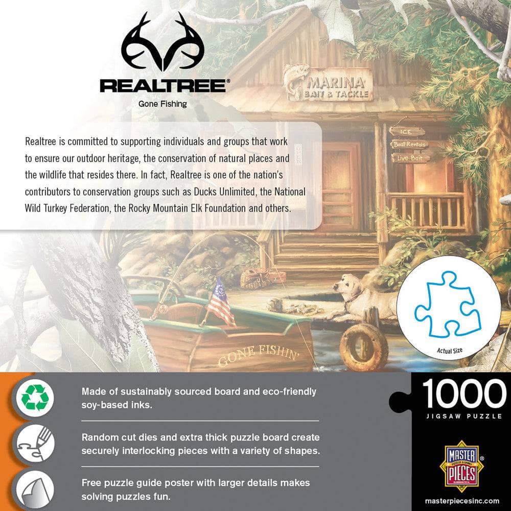 Realtree - Gone Fishing 1000 Piece Jigsaw Puzzle