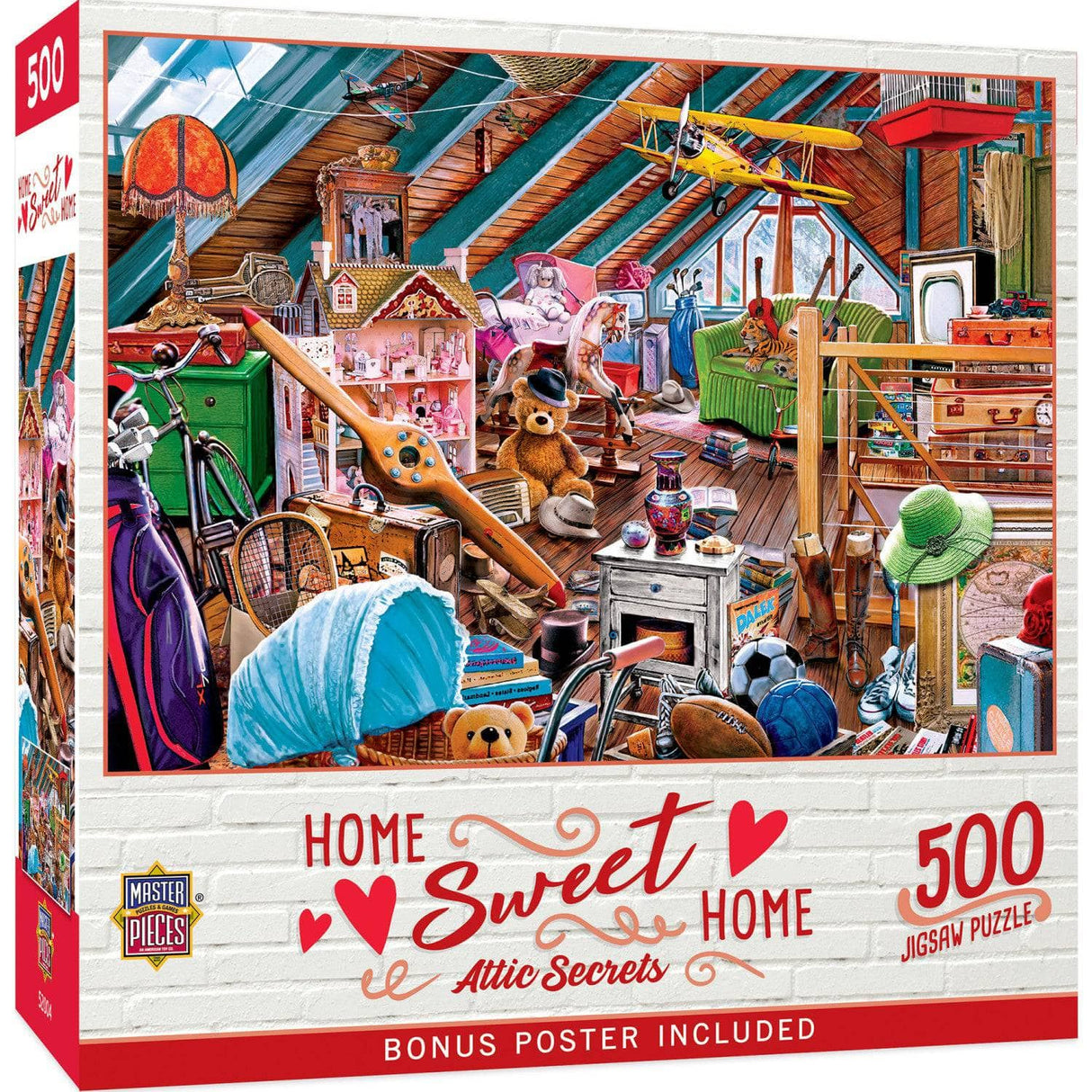 Home Sweet Home - Attic Secrets 500 Piece Jigsaw Puzzle