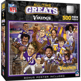 Minnesota Vikings - All-Time Greats 500 Piece Jigsaw Puzzle