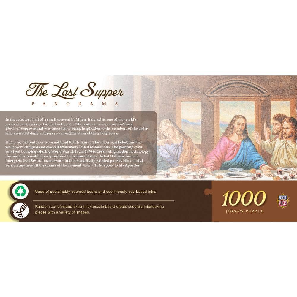 The Last Supper - 1000 Piece Panoramic Jigsaw Puzzle