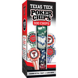 Texas Tech Red Raiders 100 Piece Poker Chips