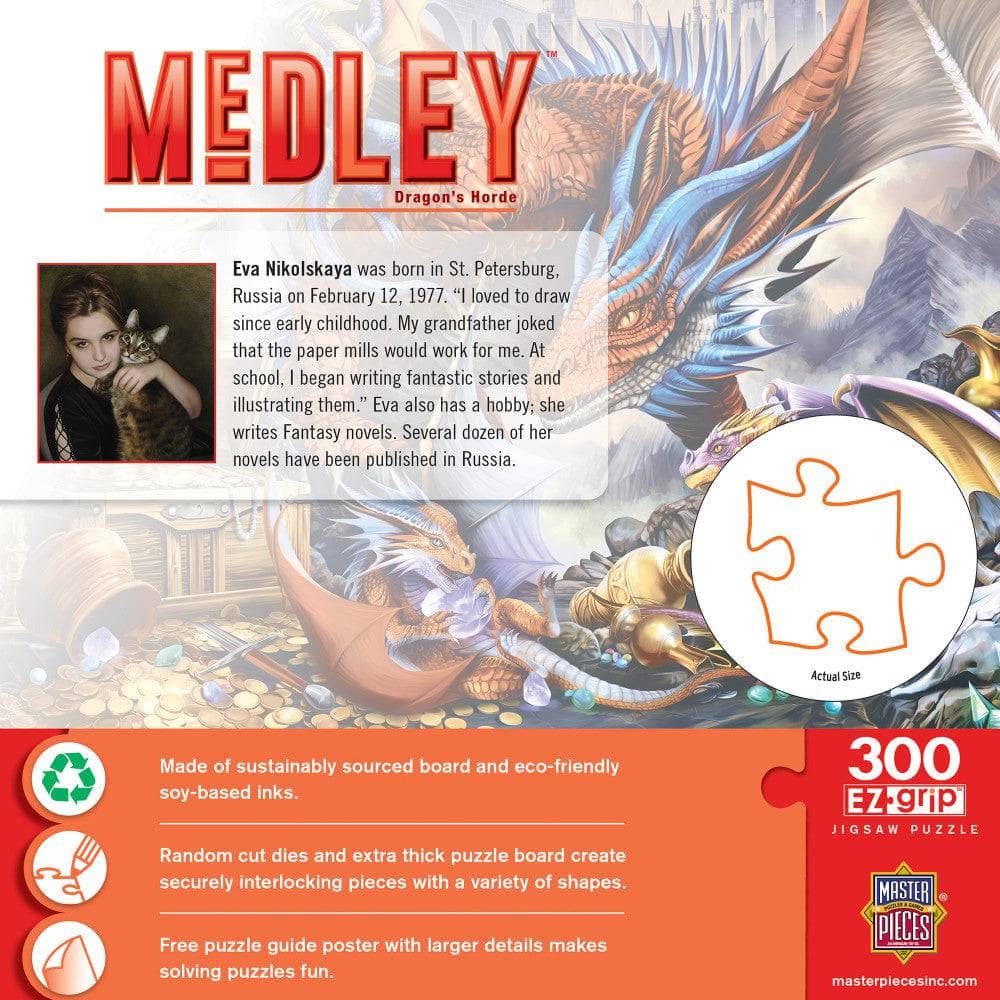 Medley - Dragon's Horde 300 Piece EZ Grip Jigsaw Puzzle