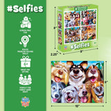 Selfies 100 Piece Jigsaw Puzzles 4-Pack