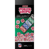 San Francisco 49ers 100 Piece Poker Chips