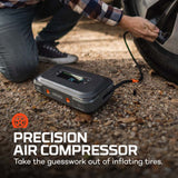 Nebo Assist Air 2000XP Jump Starter & Air Compressor with Large Screen