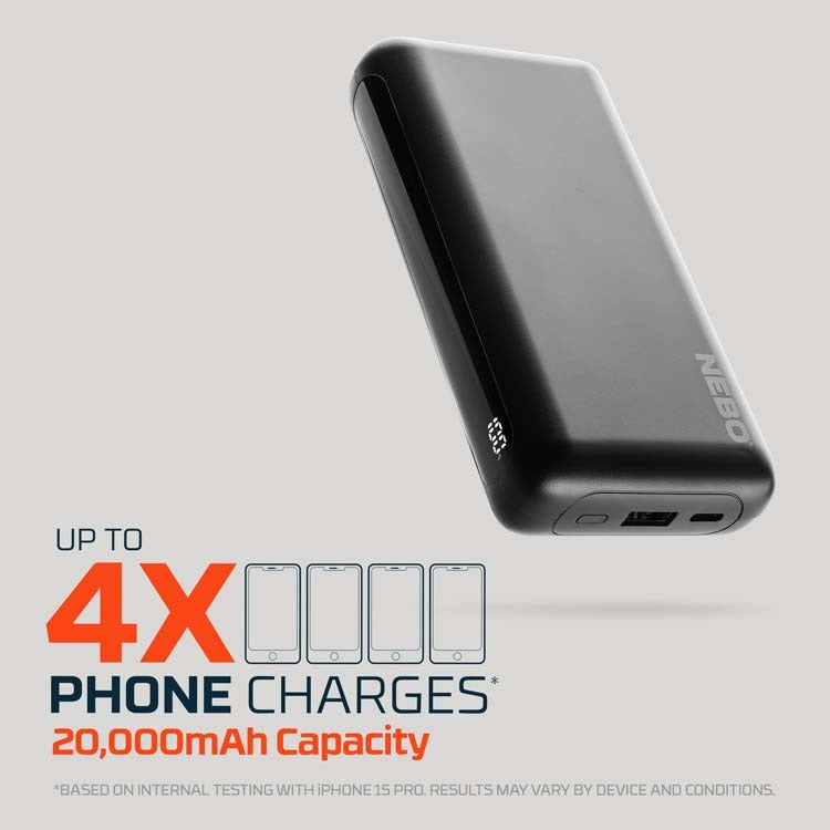 20K Portable Power Bank by Nebo