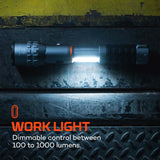 SLYDE KING 4K FLASHLIGHT & WORK LIGHT, by NEBO