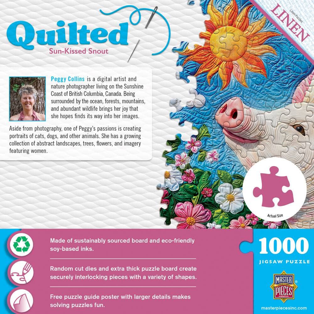 Quilted - Sun-Kissed Snout 1000 Piece Jigsaw Puzzle