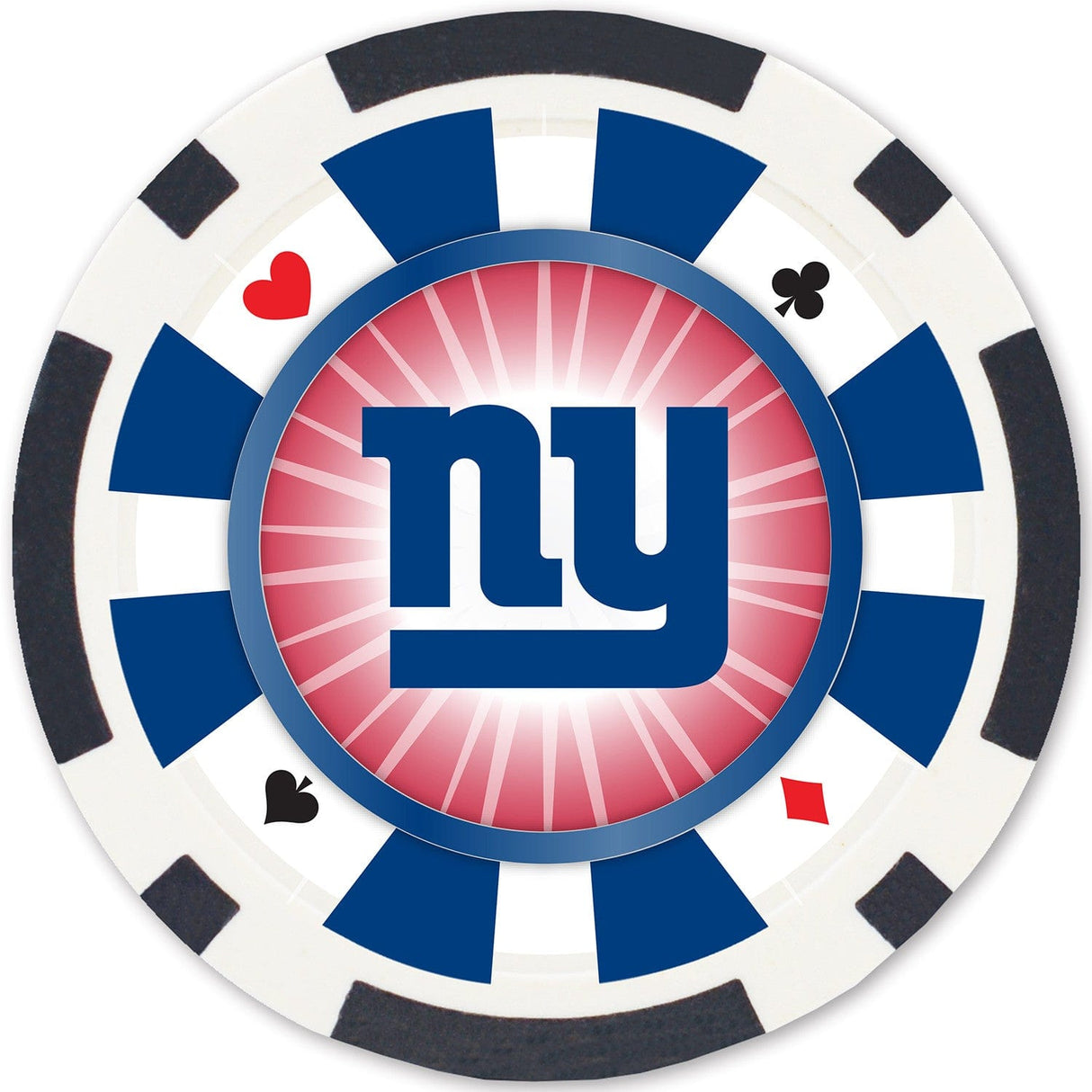 New York Giants 100 Piece Poker Chips