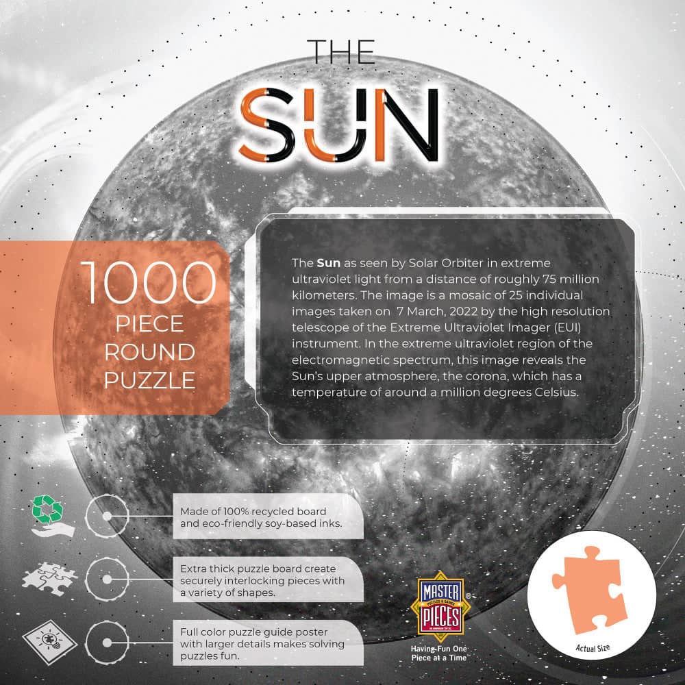 The Sun - 1000 Piece Round Jigsaw Puzzle
