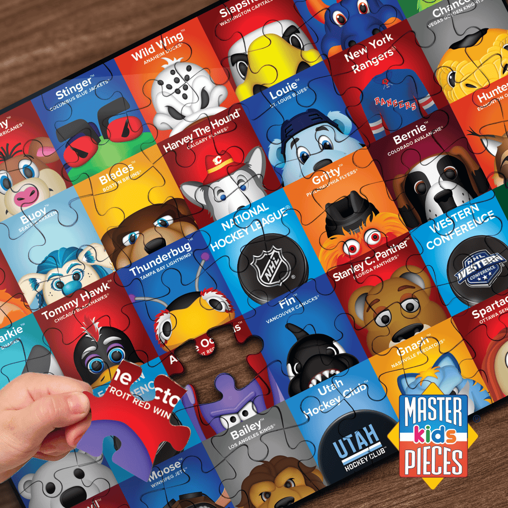 NHL Mascots 100 Piece Jigsaw Puzzle
