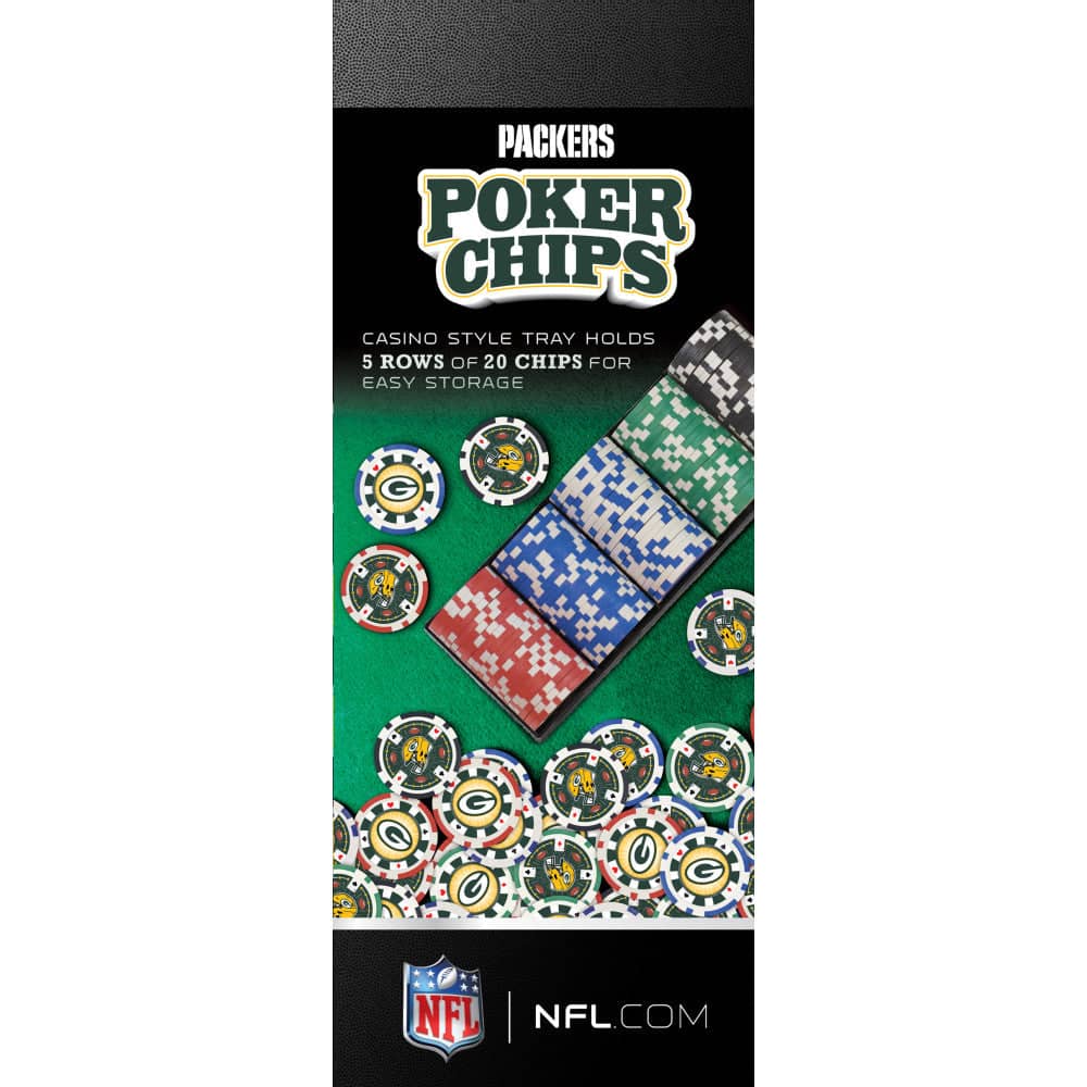 Green Bay Packers 100 Piece Poker Chips