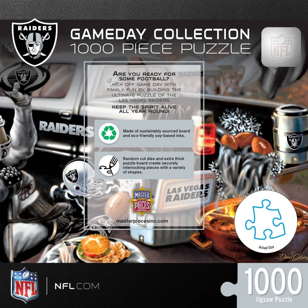 Las Vegas Raiders - Gameday 1000 Piece Jigsaw Puzzle