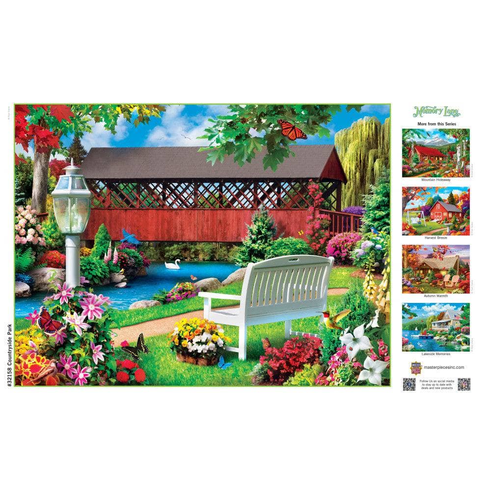 Memory Lane - Countryside Park 300 Piece EZ Grip Jigsaw Puzzle