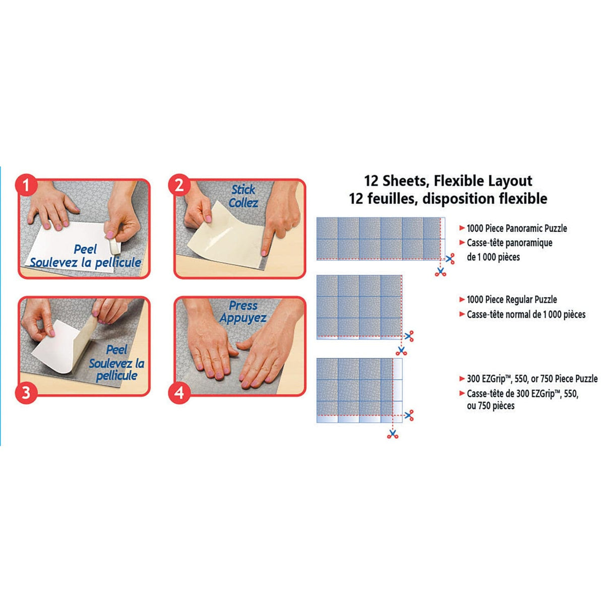 Jigsaw Puzzle Glue Sheets - Hangers Included