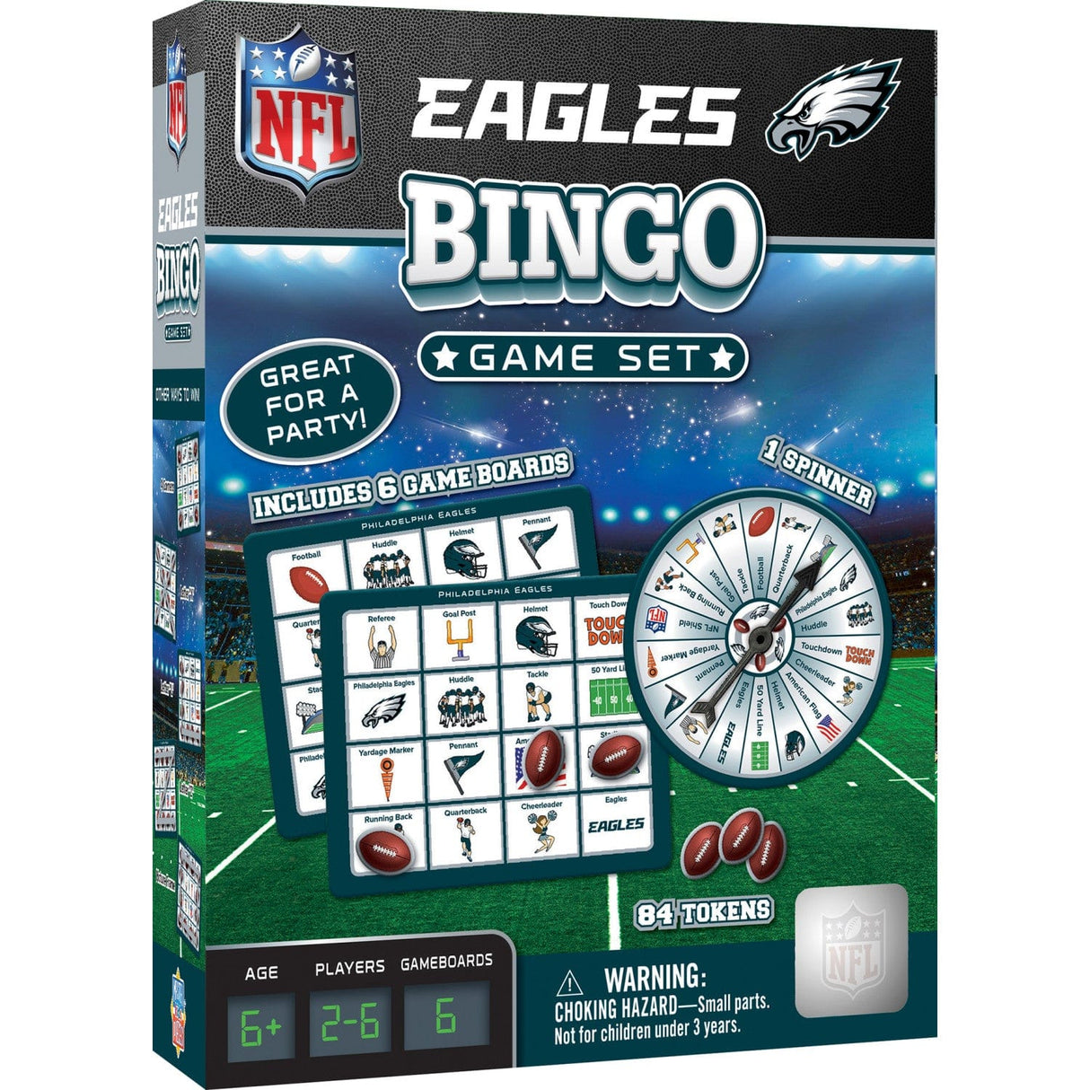 Philadelphia Eagles NFL Bingo Game