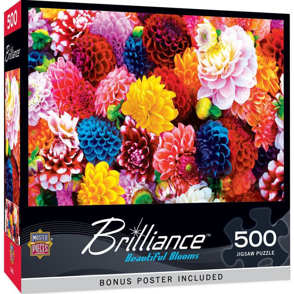Brilliance - Beautiful Blooms 500 Piece Jigsaw Puzzle
