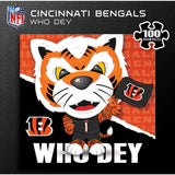 Cincinnati Bengals - NFL Mascot 100 Piece Jigsaw Puzzle