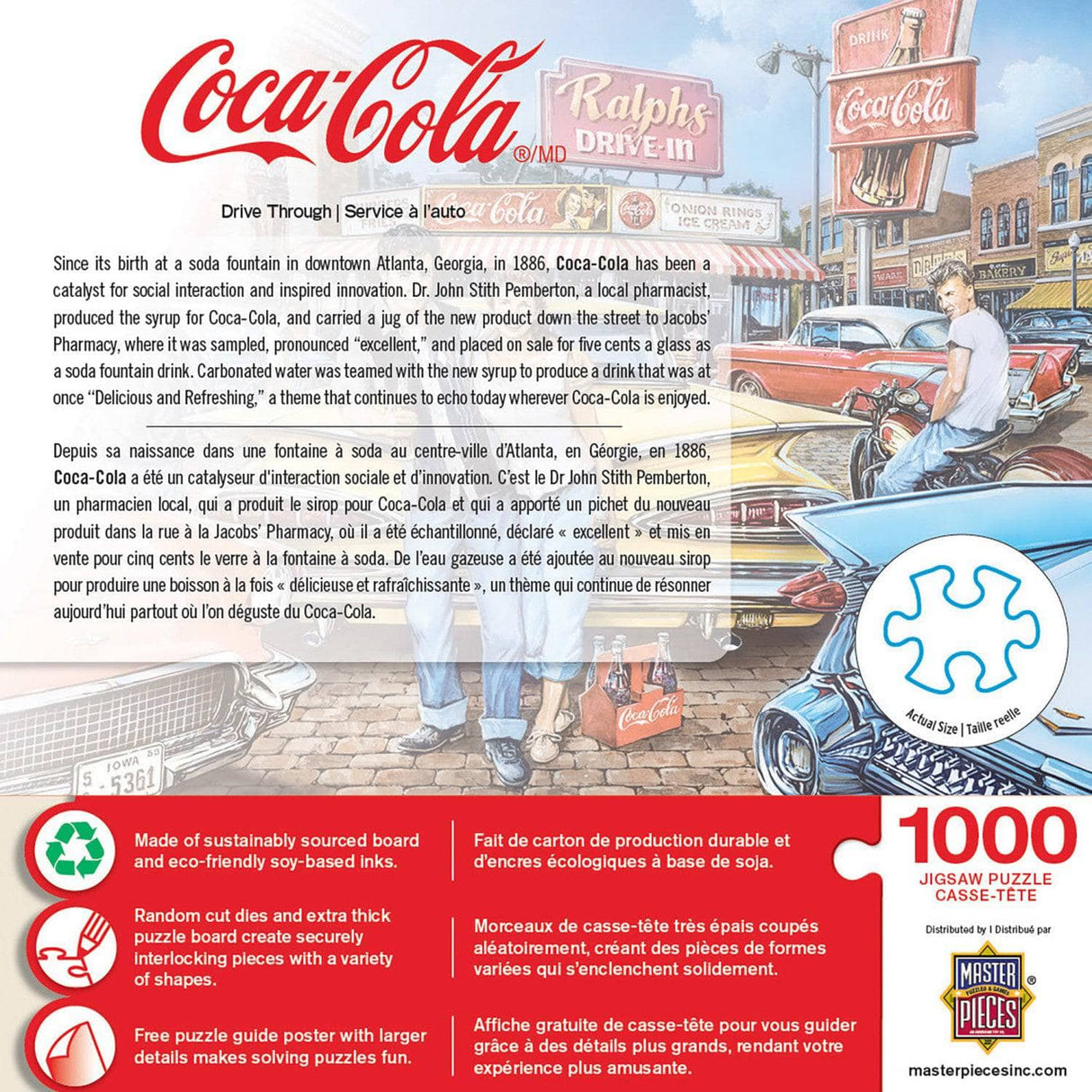 Coca-Cola - Drive Through 1000 Piece Jigsaw Puzzle